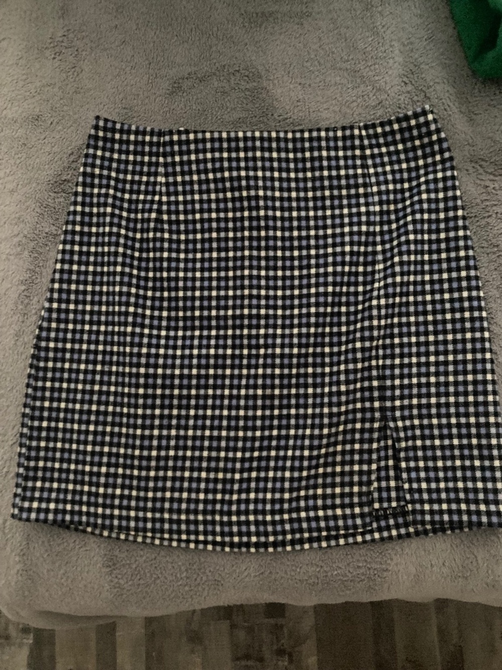 wild fable black white blue skirt